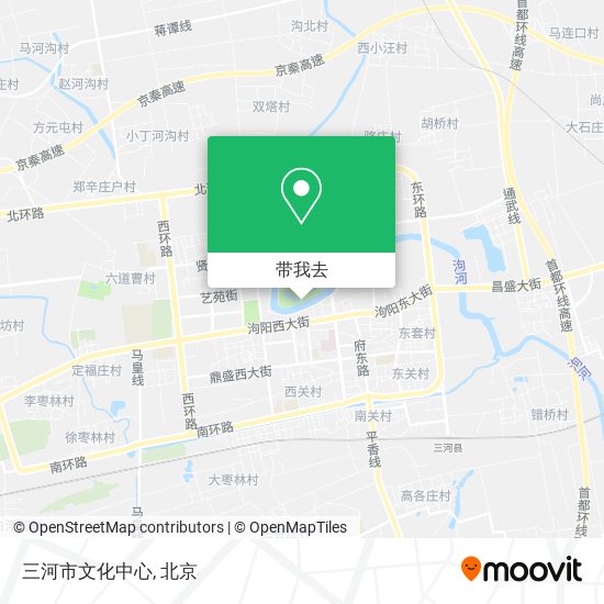三河市文化中心地图
