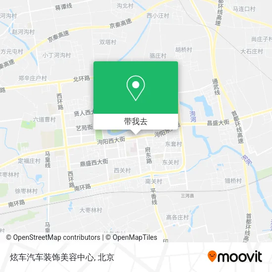 炫车汽车装饰美容中心地图