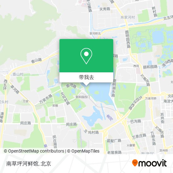 南草坪河鲜馆地图