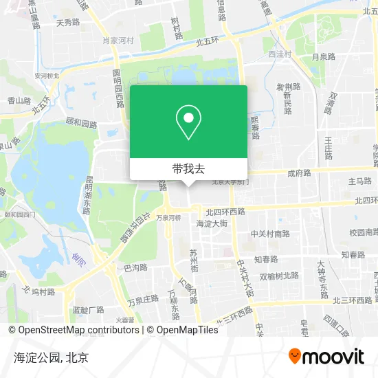海淀公园地图