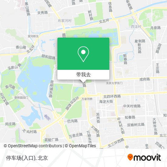 停车场(入口)地图