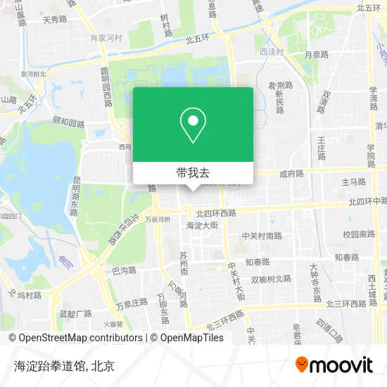 海淀跆拳道馆地图
