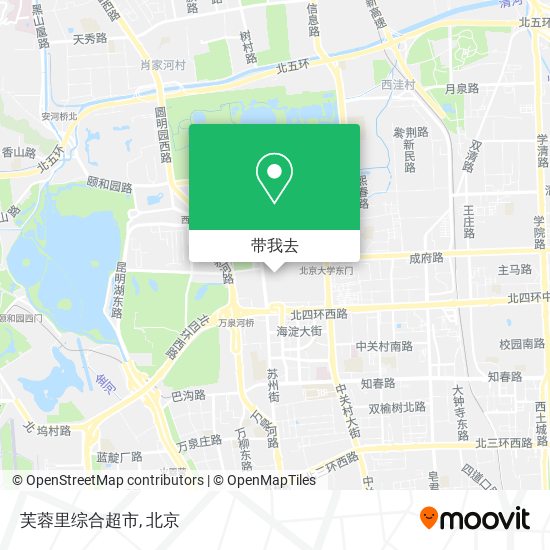 芙蓉里综合超市地图