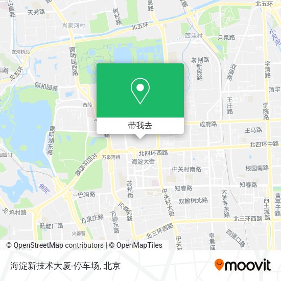 海淀新技术大厦-停车场地图
