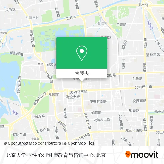 北京大学-学生心理健康教育与咨询中心地图