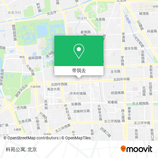 科苑公寓地图