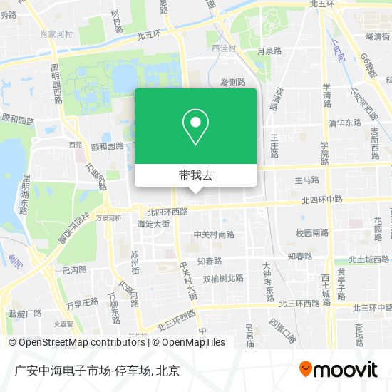 广安中海电子市场-停车场地图