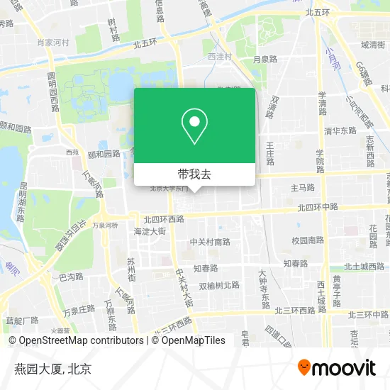 燕园大厦地图