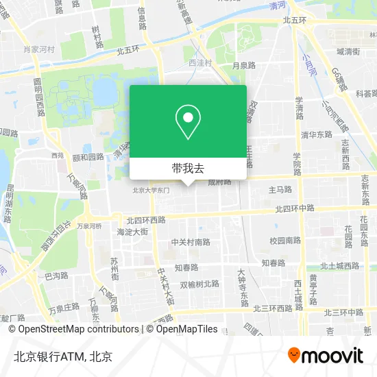 北京银行ATM地图