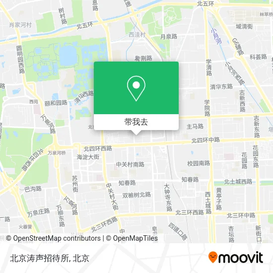 北京涛声招待所地图