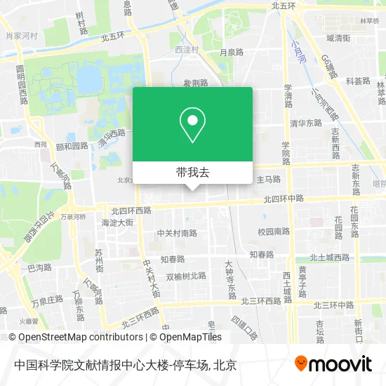 中国科学院文献情报中心大楼-停车场地图