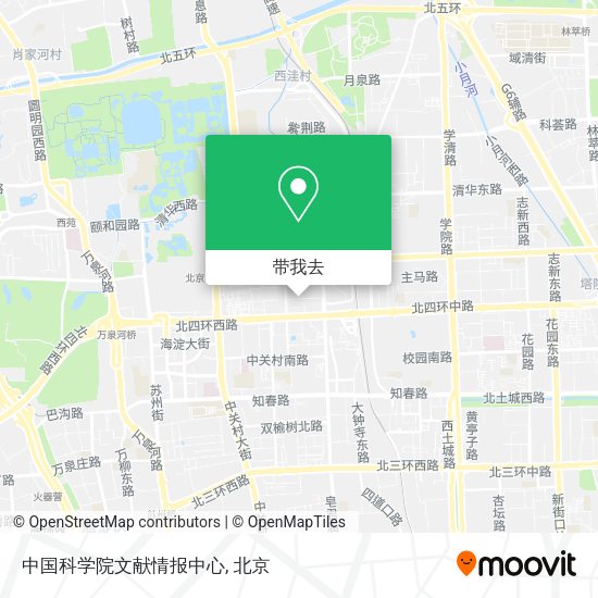 中国科学院文献情报中心地图