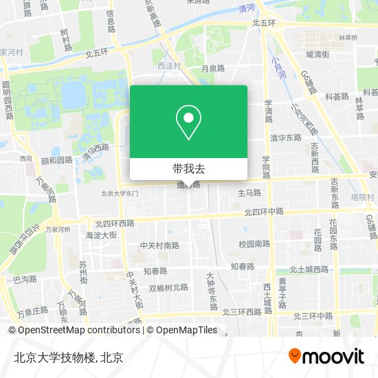 北京大学技物楼地图