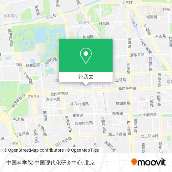 中国科学院-中国现代化研究中心地图