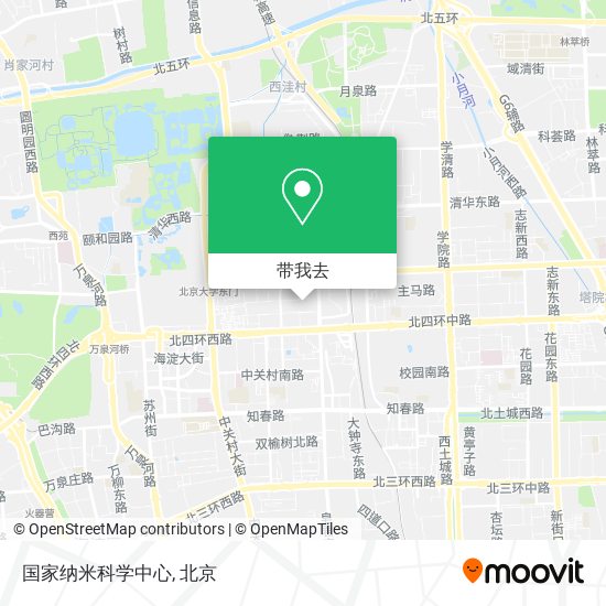 国家纳米科学中心地图