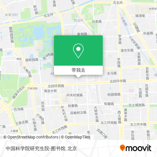 中国科学院研究生院-图书馆地图