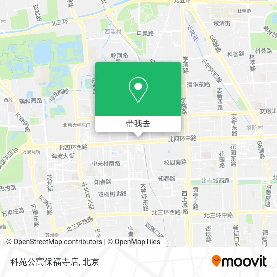 科苑公寓保福寺店地图