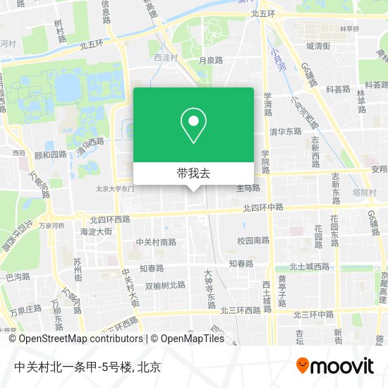 中关村北一条甲-5号楼地图