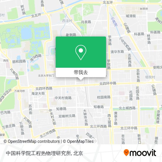 中国科学院工程热物理研究所地图