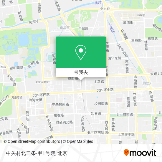 中关村北二条-甲1号院地图