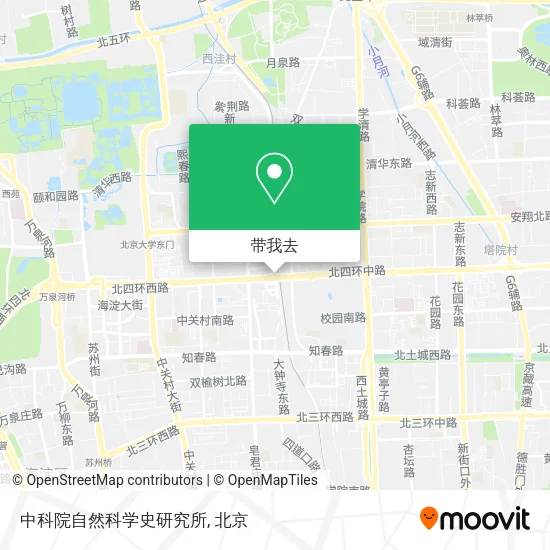 中科院自然科学史研究所地图