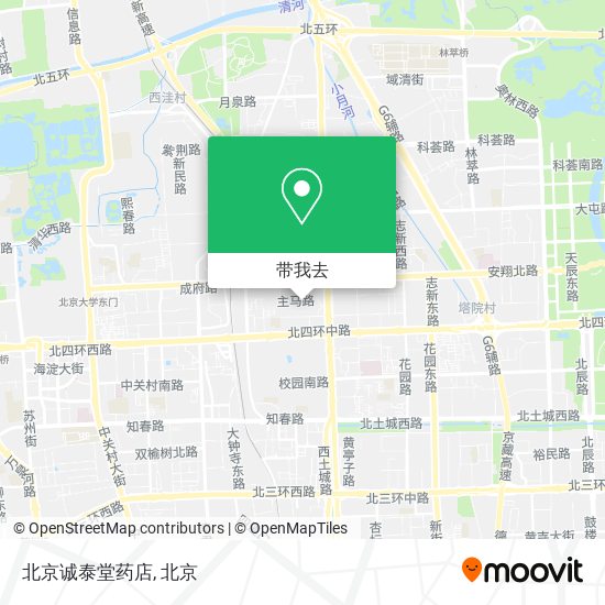 北京诚泰堂药店地图