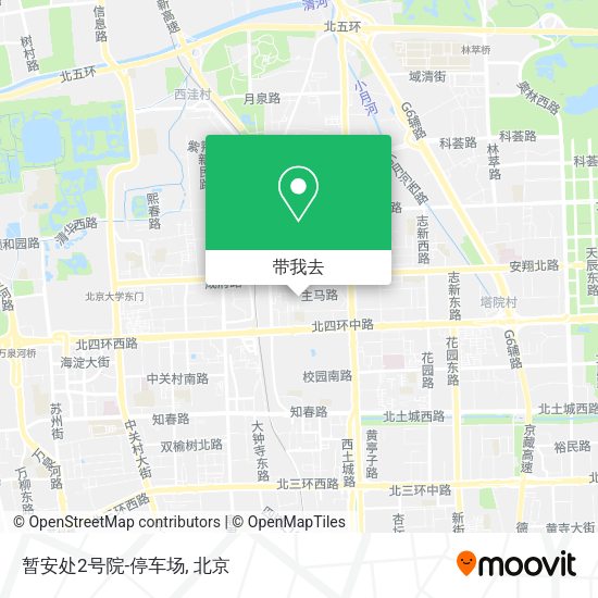 暂安处2号院-停车场地图