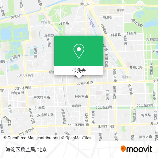 海淀区质监局地图