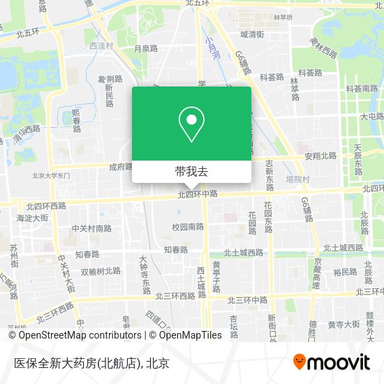 医保全新大药房(北航店)地图