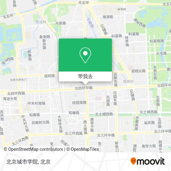 北京城市学院地图
