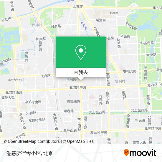 遥感所宿舍小区地图