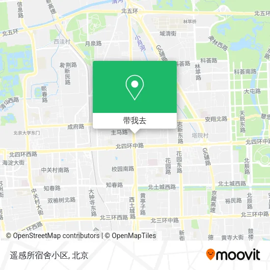 遥感所宿舍小区地图