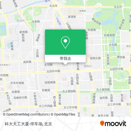 科大天工大厦-停车场地图