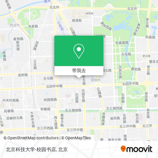 北京科技大学-校园书店地图