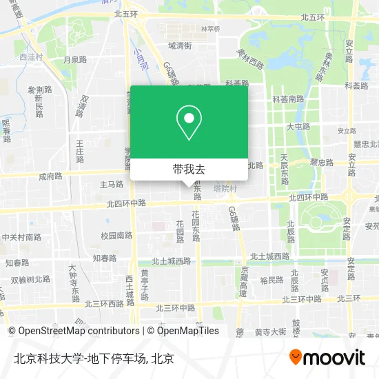 北京科技大学-地下停车场地图