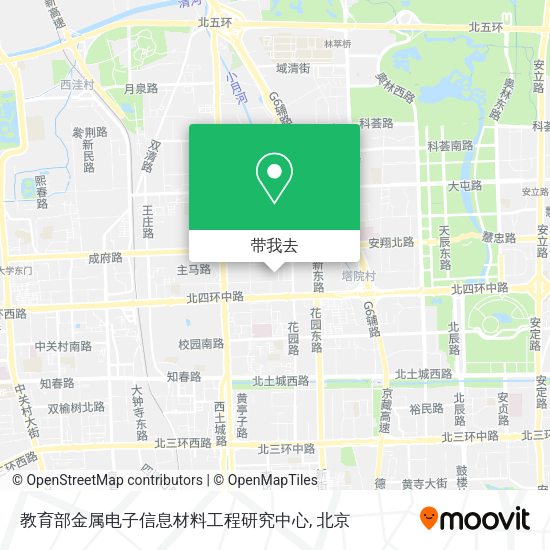 教育部金属电子信息材料工程研究中心地图