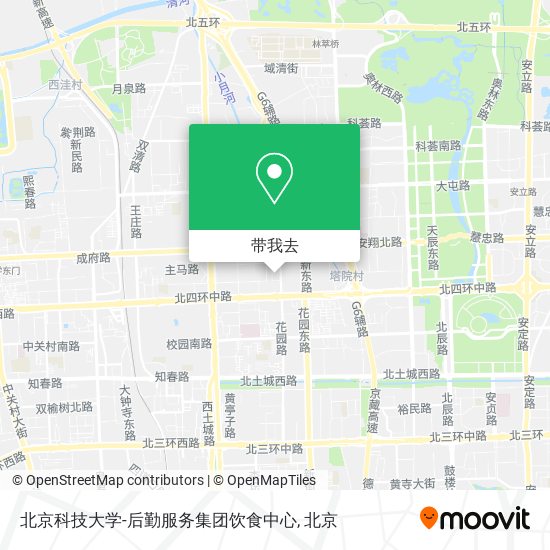 北京科技大学-后勤服务集团饮食中心地图