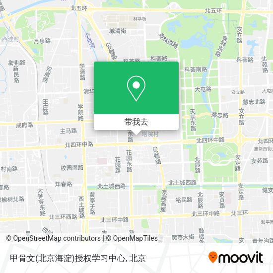 甲骨文(北京海淀)授权学习中心地图