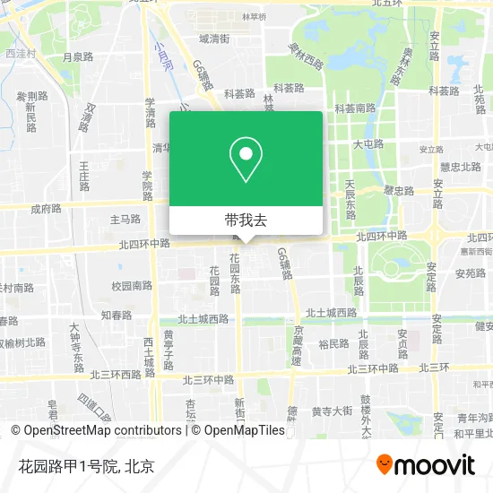 花园路甲1号院地图