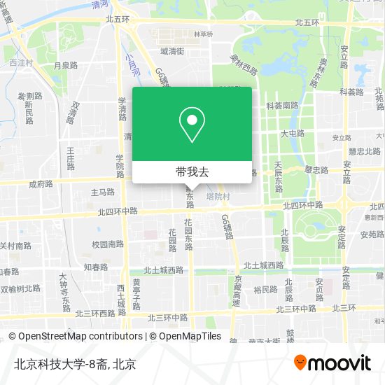 北京科技大学-8斋地图