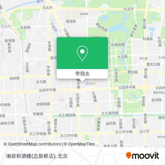 湘容和酒楼(志新桥店)地图