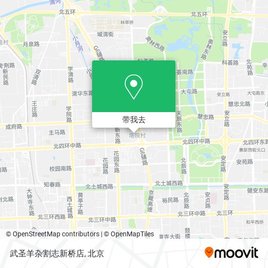 武圣羊杂割志新桥店地图