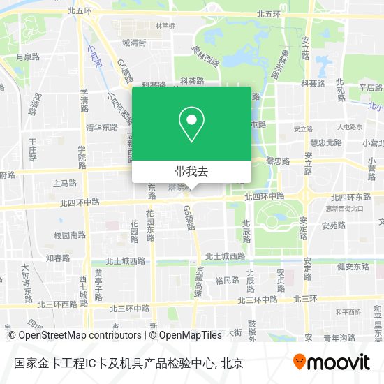 国家金卡工程IC卡及机具产品检验中心地图