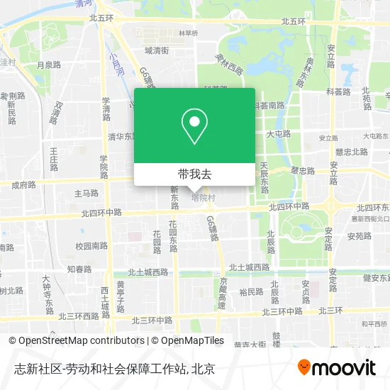 志新社区-劳动和社会保障工作站地图