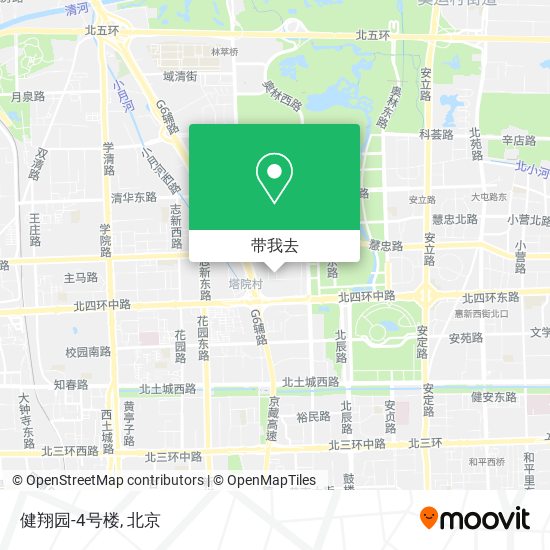 健翔园-4号楼地图