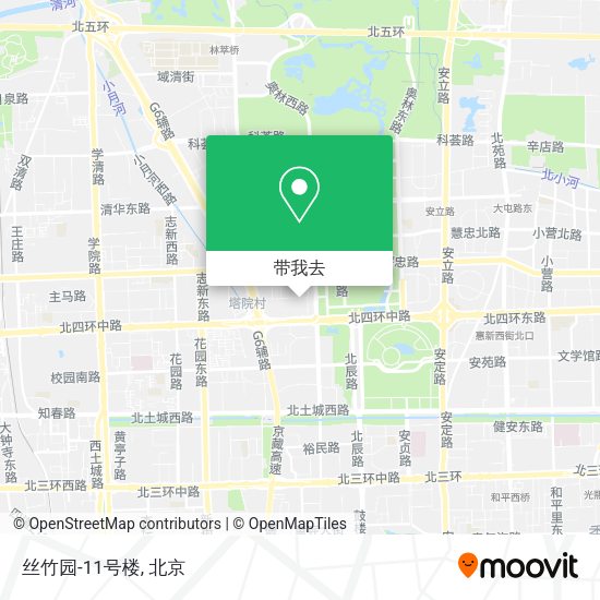 丝竹园-11号楼地图