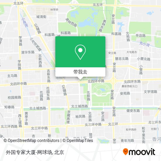 外国专家大厦-网球场地图
