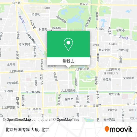 北京外国专家大厦地图