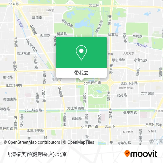 再清椿美容(健翔桥店)地图