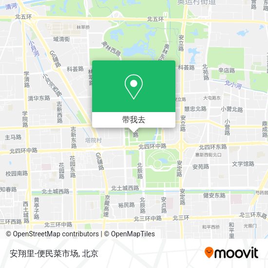 安翔里-便民菜市场地图